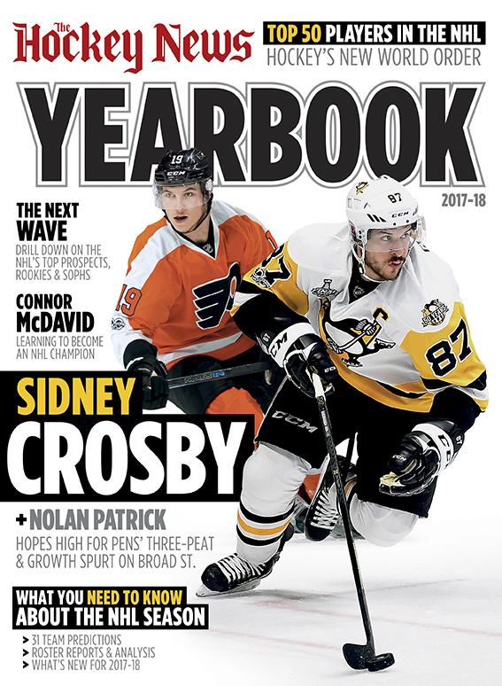 2017 - 2018 NHL YEARBOOK | Pittsburgh & Philadelphia Cover