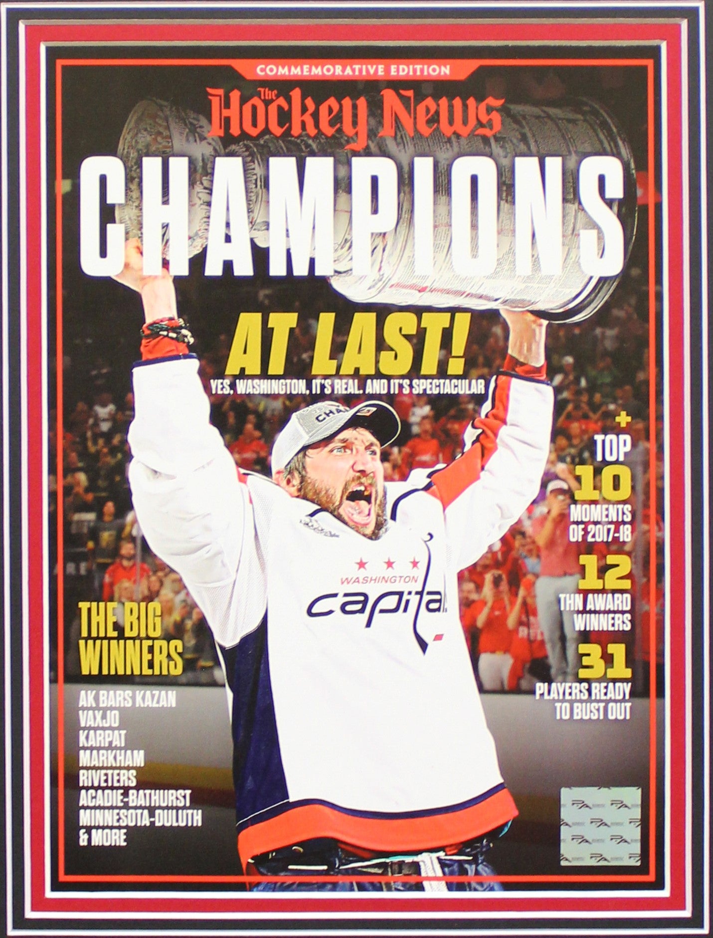 Washington Capitals 2018 Stanley Cup Champions Double Sided Garden Flag