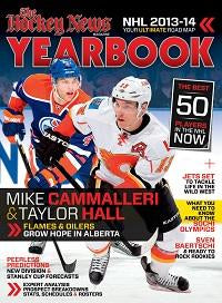 2013 - 2014 NHL YEARBOOK | Calgary & Edmonton Cover