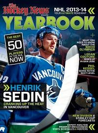 2013 - 2014 NHL YEARBOOK | Vancouver Cover