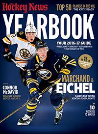 2016 - 2017 NHL YEARBOOK | Boston & Buffalo Cover