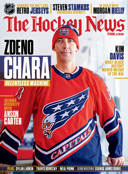 RETRO JERSEYS, ZDENO CHARA, KIM DAVIS, ANSON CARTER