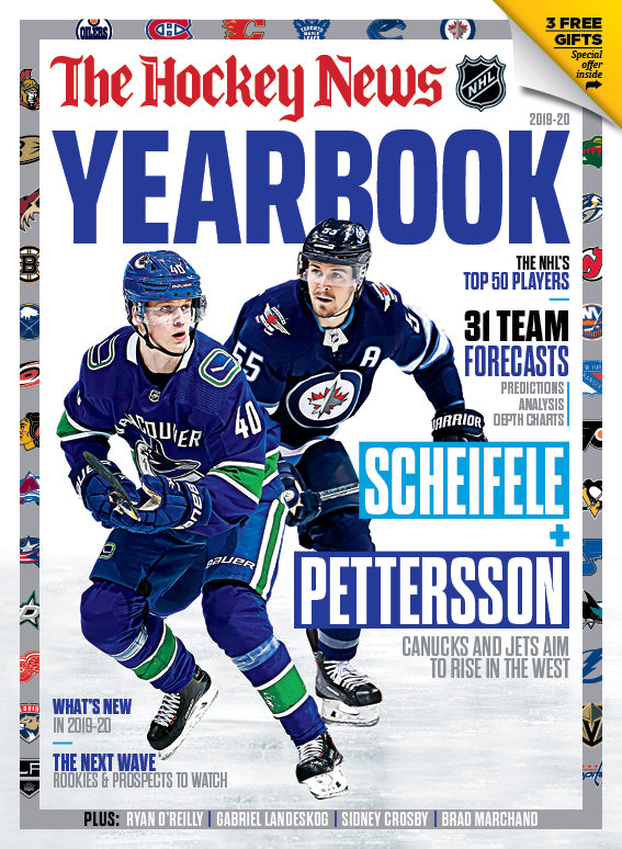 2019 - 2020 NHL YEARBOOK | Vancouver & Winnipeg Cover | 7219
